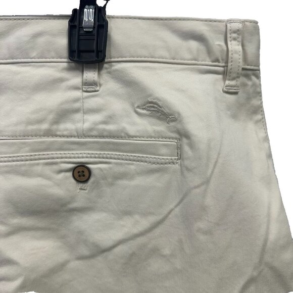 Tommy Bahama Mens Big & Tall 52RG Bleached Sand Stretch 10” Boracay Chino Shorts - Picture 3 of 6